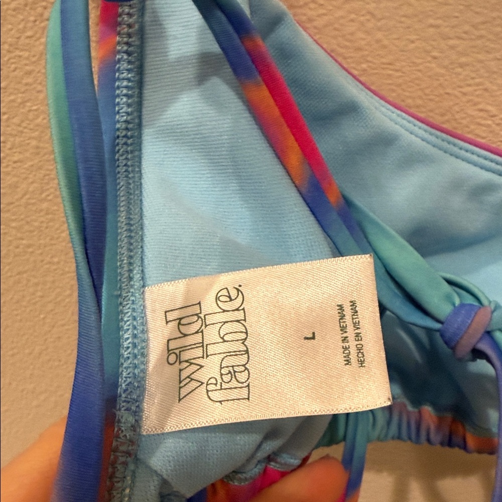 Wild Fable Multicolor Bikini Top - Picture 2 of 3